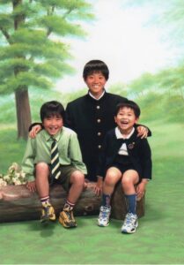 菅生兄弟の家族写真