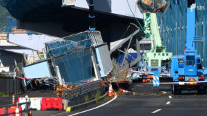 橋りょう落下事故に関するニュース画像