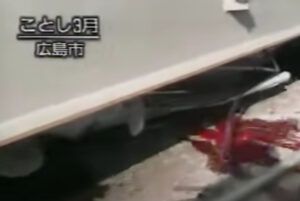 広島新交通システム橋桁落下事故の報道画像