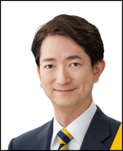 国民民主党から立候補する鳩山紀一郎氏の画像