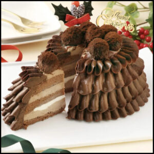 高島屋のレ・サンスのクリスマスケーキの画像