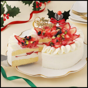 【レ・サンス】高島屋クリスマスケーキプレミアムマンゴータルトの画像