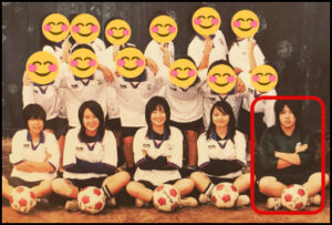 前川侑那の痩せてたサッカー部時代の画像